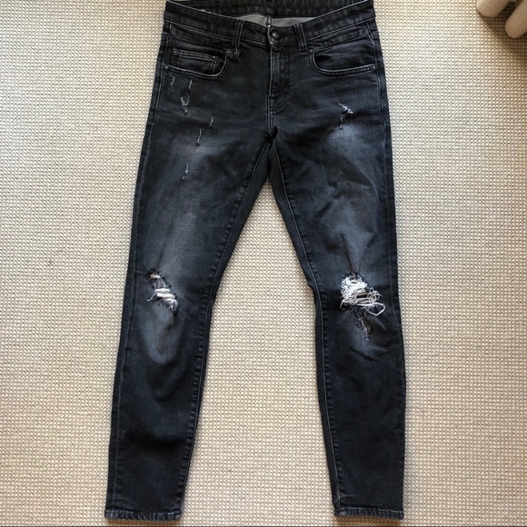 R13 Charcoal Denim - Picture 1 of 3